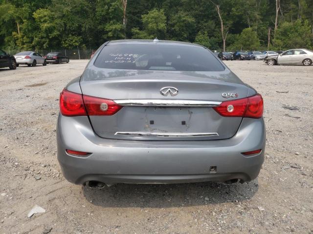 JN1BV7AP2EM681375 - 2014 INFINITI Q50 BASE BLUE photo 6