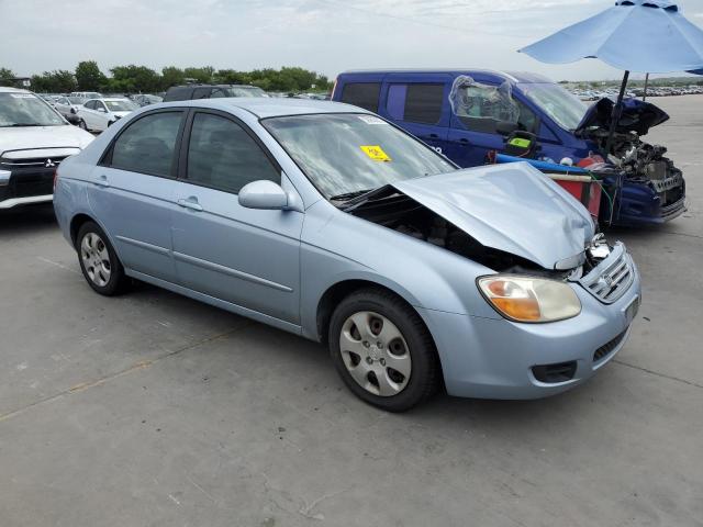 KNAFE121675468185 - 2007 KIA SPECTRA EX BLUE photo 4