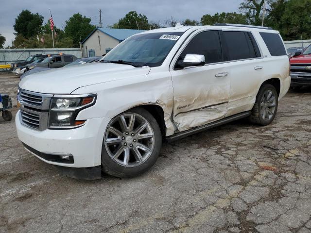 1GNSKCKC4FR564872 - 2015 CHEVROLET TAHOE K1500 LTZ WHITE photo 1