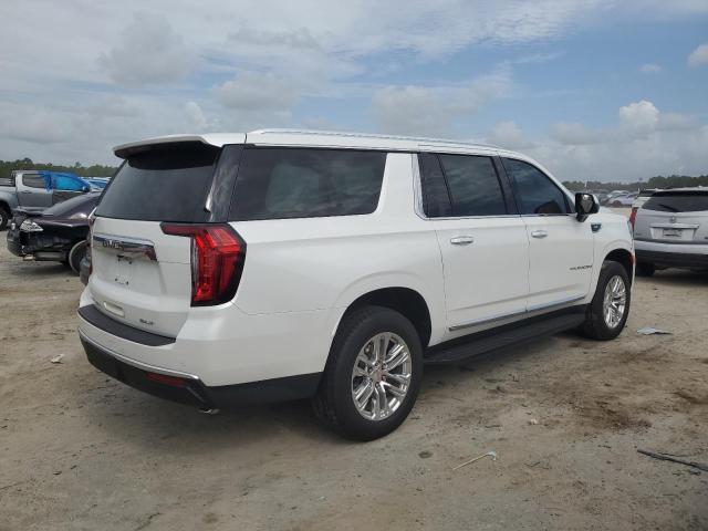 1GKS1GKD4MR422888 - 2021 GMC YUKON XL C1500 SLT WHITE photo 3