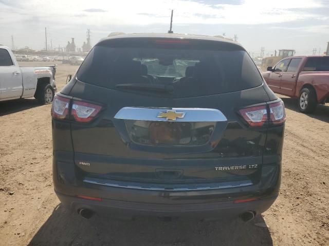 1GNKVJKDXEJ347764 - 2014 CHEVROLET TRAVERSE LTZ BLACK photo 6