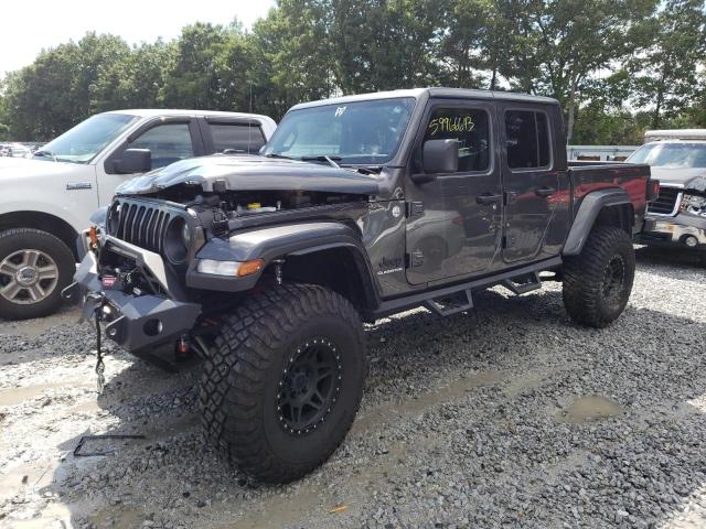 1C6HJTFG6ML604511 - 2021 JEEP GLADIATOR OVERLAND GRAY photo 1