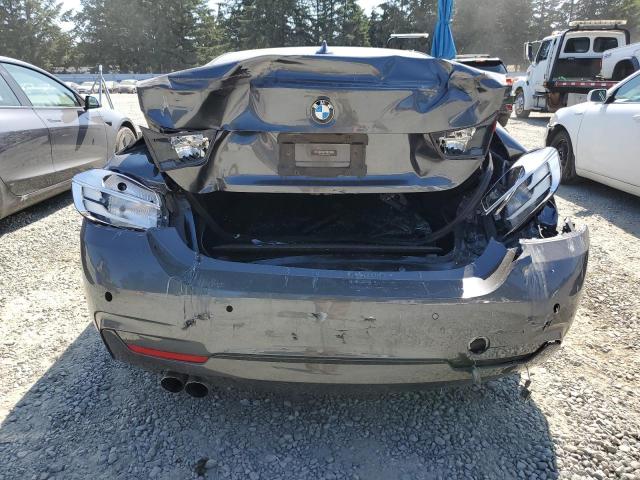 WBA3N7C50EK220763 - 2014 BMW 428 I GRAY photo 6