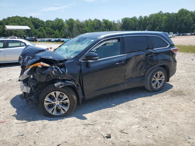 5TDJKRFH0FS174110 - 2015 TOYOTA HIGHLANDER XLE BLACK photo 1
