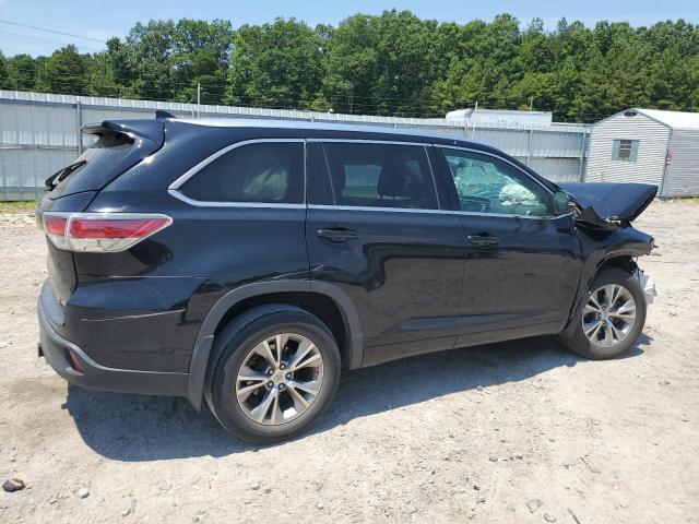5TDJKRFH0FS174110 - 2015 TOYOTA HIGHLANDER XLE BLACK photo 3