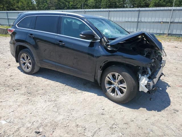 5TDJKRFH0FS174110 - 2015 TOYOTA HIGHLANDER XLE BLACK photo 4
