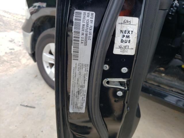 1C6RR7LG1MS532325 - 2021 RAM 1500 CLASS SLT 黑色 照片 12