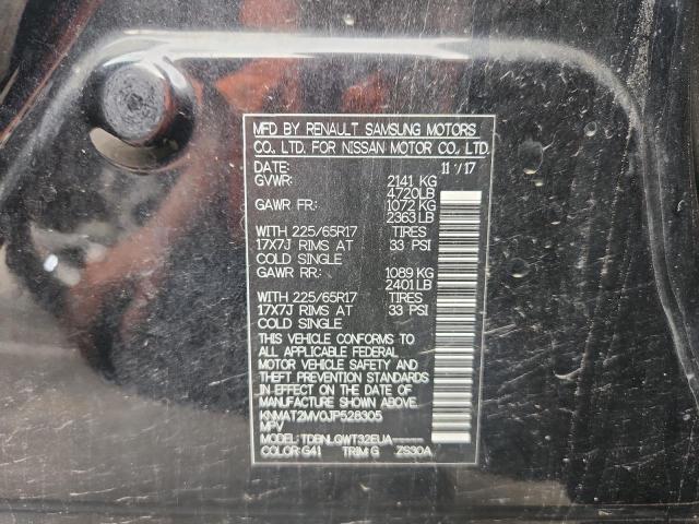 KNMAT2MV0JP528305 - 2018 NISSAN ROGUE S 黑色 照片 13