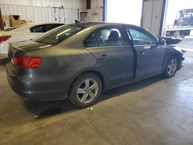 3VW3L7AJXCM089806 - 2012 VOLKSWAGEN JETTA TDI GRAY photo 3