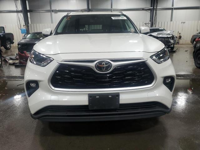 5TDGZRBH7MS529296 - 2021 TOYOTA HIGHLANDER XLE WHITE photo 5
