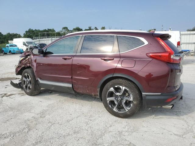 5J6RW2H95HL018762 - 2017 HONDA CR-V TOURING MAROON photo 2