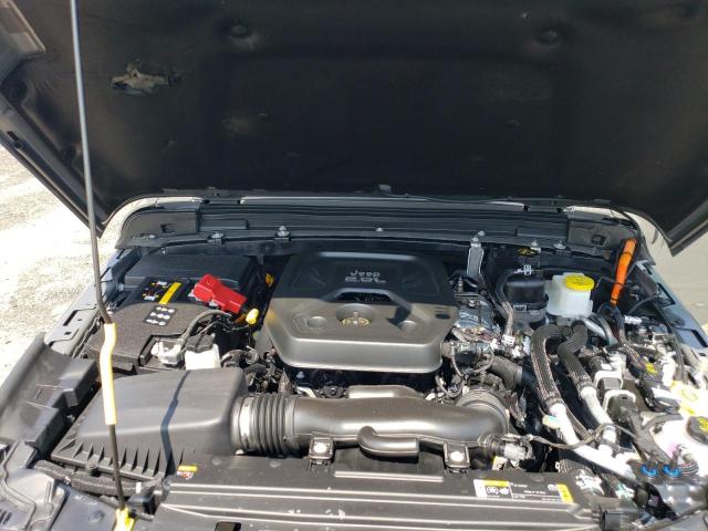 1C4JJXP65MW757824 - 2021 JEEP WRANGLER U SAHARA 4XE GRAY photo 11