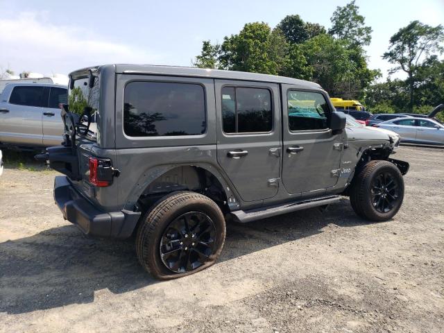 1C4JJXP65MW757824 - 2021 JEEP WRANGLER U SAHARA 4XE GRAY photo 3