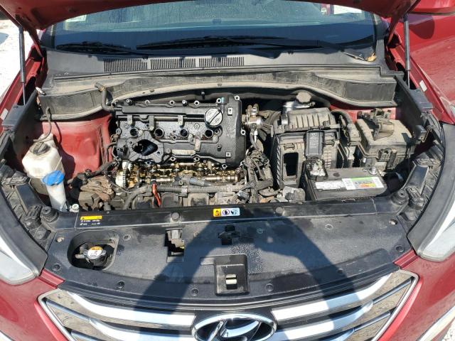 5XYZUDLB9GG309180 - 2016 HYUNDAI SANTA FE S BURGUNDY photo 12