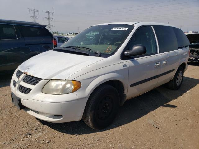 1D4GP45373B138358 - 2003 DODGE CARAVAN SPORT WHITE photo 1