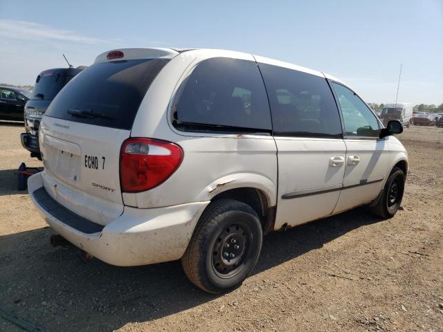 1D4GP45373B138358 - 2003 DODGE CARAVAN SPORT WHITE photo 3