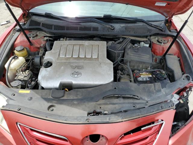 4T1BK46K57U004059 - 2007 TOYOTA CAMRY LE RED photo 11