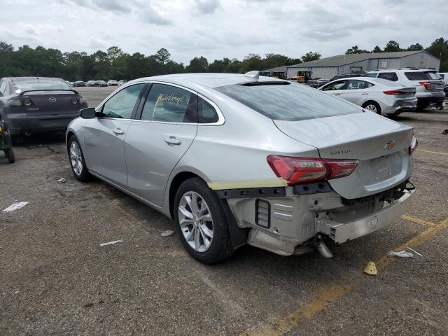 1G1ZD5ST3NF166106 - 2022 CHEVROLET MALIBU LT SILVER photo 2