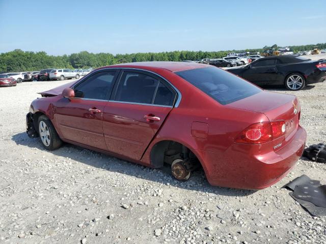 KNAGE123375132564 - 2007 KIA OPTIMA LX RED photo 2