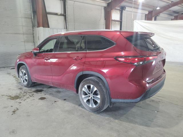 5TDHZRBH2LS508679 - 2020 TOYOTA HIGHLANDER XLE RED photo 2