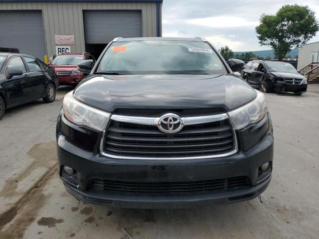 5TDJKRFH6GS332449 - 2016 TOYOTA HIGHLANDER XLE BLACK photo 5