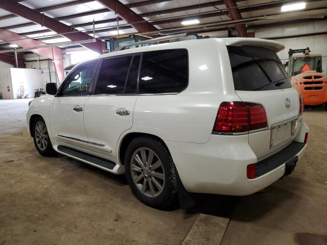 JTJHY7AX1B4081115 - 2011 LEXUS LX 570 WHITE photo 2