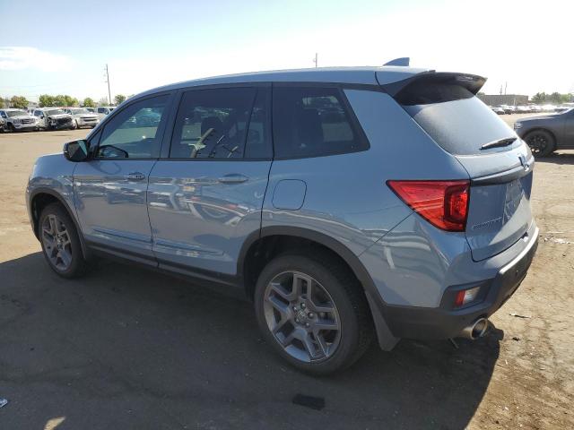 5FNYF8H55NB021404 - 2022 HONDA PASSPORT EXL BLUE photo 2