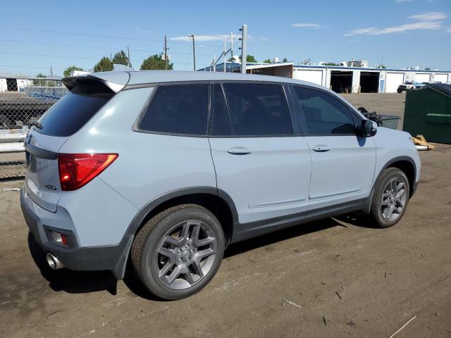 5FNYF8H55NB021404 - 2022 HONDA PASSPORT EXL BLUE photo 3