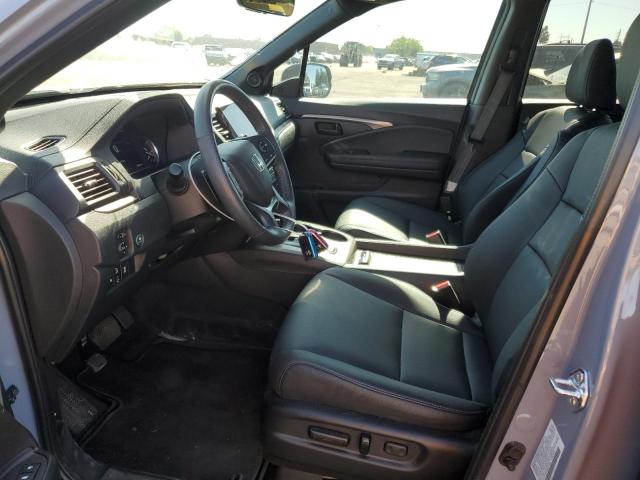 5FNYF8H55NB021404 - 2022 HONDA PASSPORT EXL BLUE photo 7