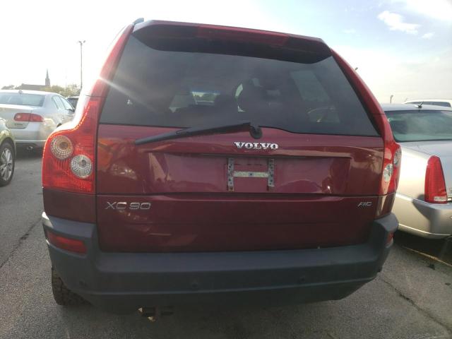 YV4CZ592461248465 - 2006 VOLVO XC90 RED photo 6