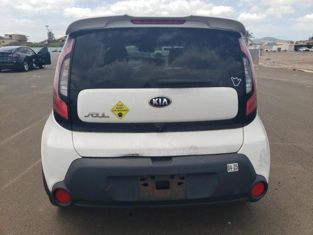 KNDJP3A56E7080561 - 2014 KIA SOUL + WHITE photo 6