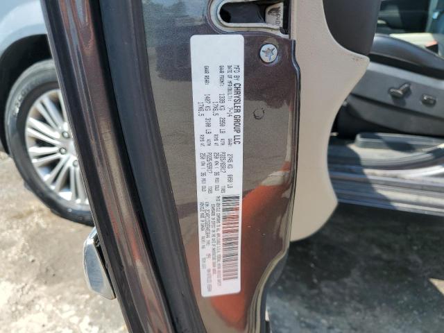 2C4RC1CG2ER453644 - 2014 CHRYSLER TOWN & COU TOURING L GRAY photo 13