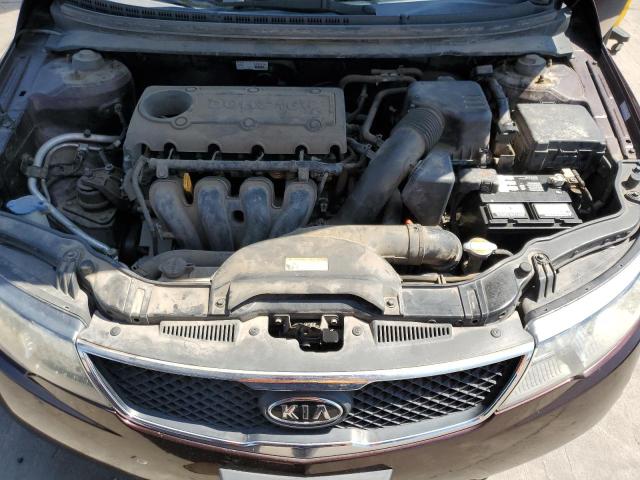 KNAFU4A28A5061250 - 2010 KIA FORTE EX MAROON photo 11