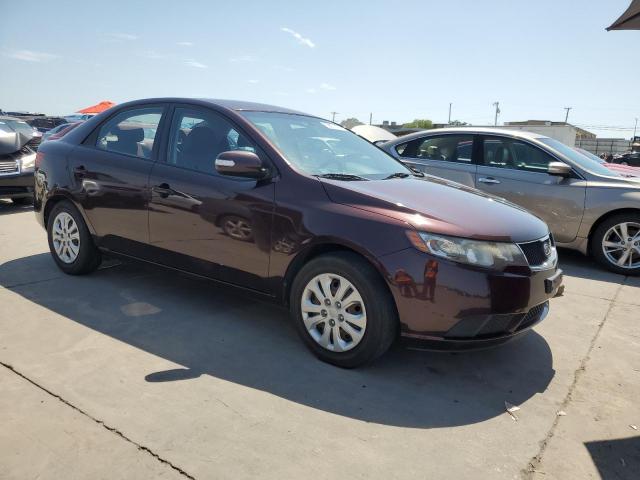 KNAFU4A28A5061250 - 2010 KIA FORTE EX MAROON photo 4