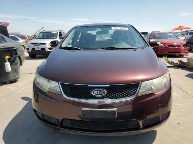 KNAFU4A28A5061250 - 2010 KIA FORTE EX MAROON photo 5