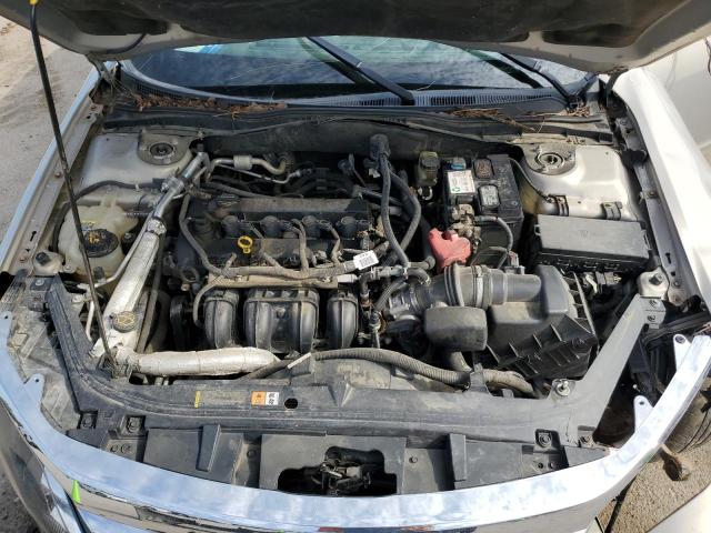 3FAHP0JA1AR393486 - 2010 FORD FUSION SEL SILVER photo 11