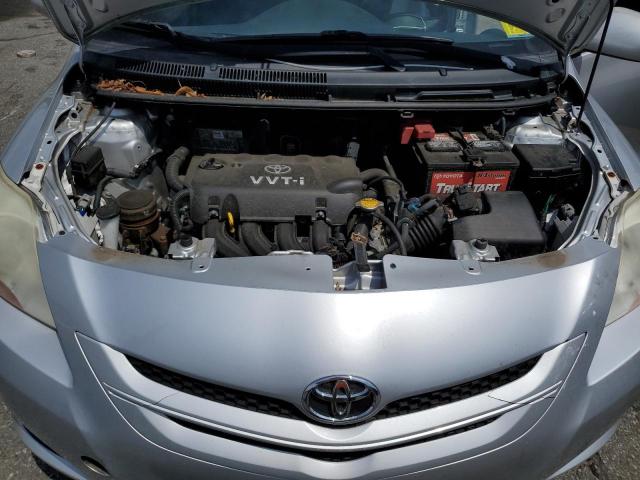 JTDBT923174000278 - 2007 TOYOTA YARIS SILVER photo 11