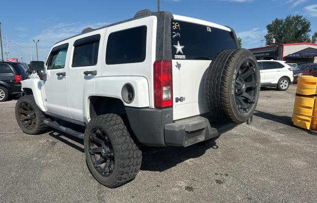 5GTEN13E498150379 - 2009 HUMMER H3 WHITE photo 3