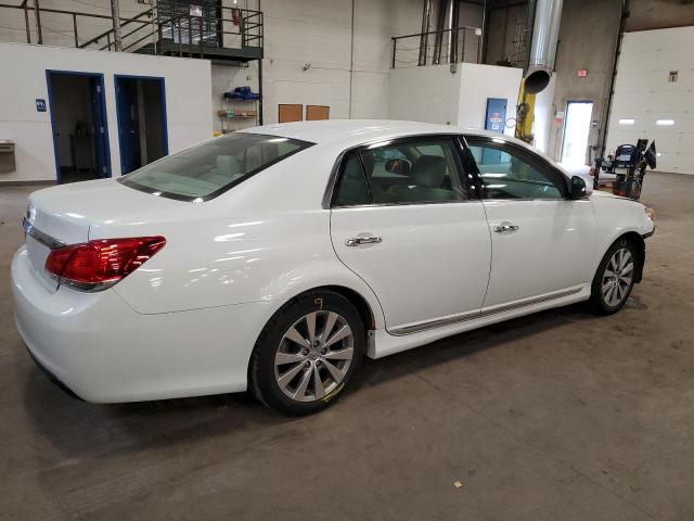 4T1BK3DB3BU381673 - 2011 TOYOTA AVALON BASE WHITE photo 3