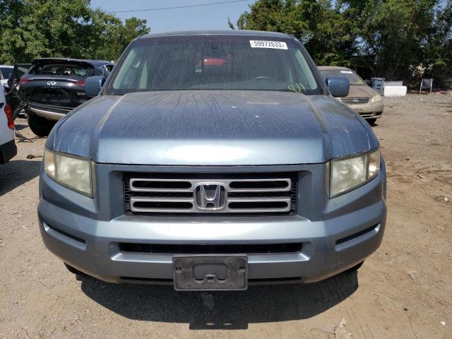 2HJYK16597H533715 - 2007 HONDA RIDGELINE RTL BLUE photo 5