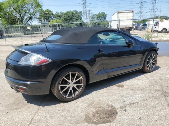 4A37L5EF0BE001703 - 2011 MITSUBISHI ECLIPSE SPYDER GS BLACK photo 3