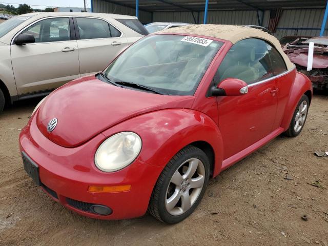 3VWSF31Y46M306277 - 2006 VOLKSWAGEN NEW BEETLE CONVERTIBLE OPTION PACKAGE 2 RED photo 1