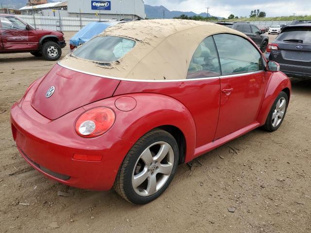 3VWSF31Y46M306277 - 2006 VOLKSWAGEN NEW BEETLE CONVERTIBLE OPTION PACKAGE 2 RED photo 3