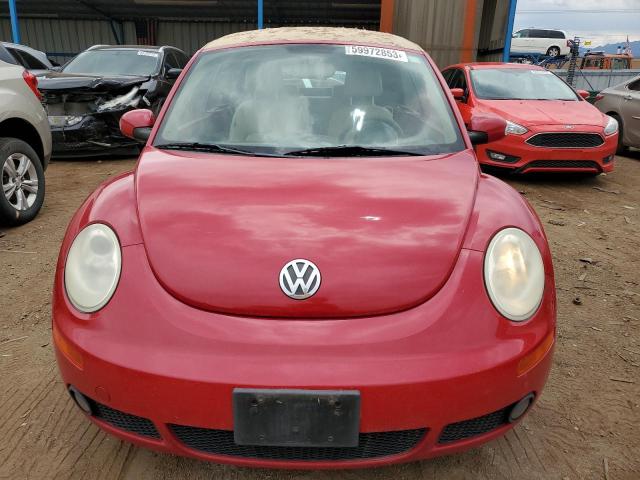 3VWSF31Y46M306277 - 2006 VOLKSWAGEN NEW BEETLE CONVERTIBLE OPTION PACKAGE 2 RED photo 5