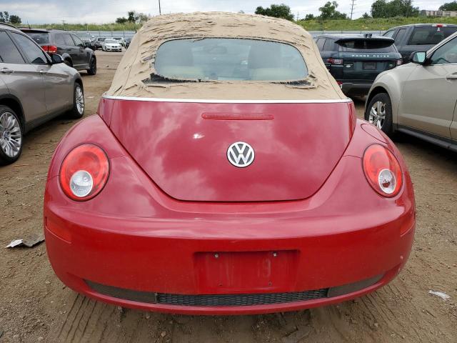 3VWSF31Y46M306277 - 2006 VOLKSWAGEN NEW BEETLE CONVERTIBLE OPTION PACKAGE 2 RED photo 6