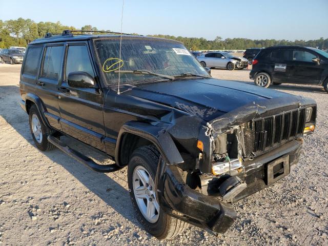 1J4FT58S61L586248 - 2001 JEEP CHEROKEE CLASSIC BLACK photo 1