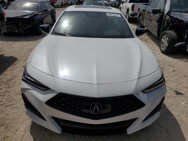 19UUB6F50NA003694 - 2022 ACURA TLX TECH A WHITE photo 5