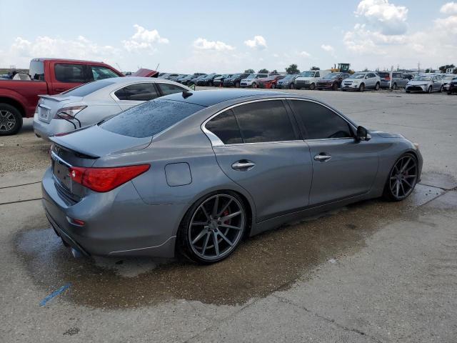 JN1BV7AP5EM681371 - 2014 INFINITI Q50 BASE CHARCOAL photo 3