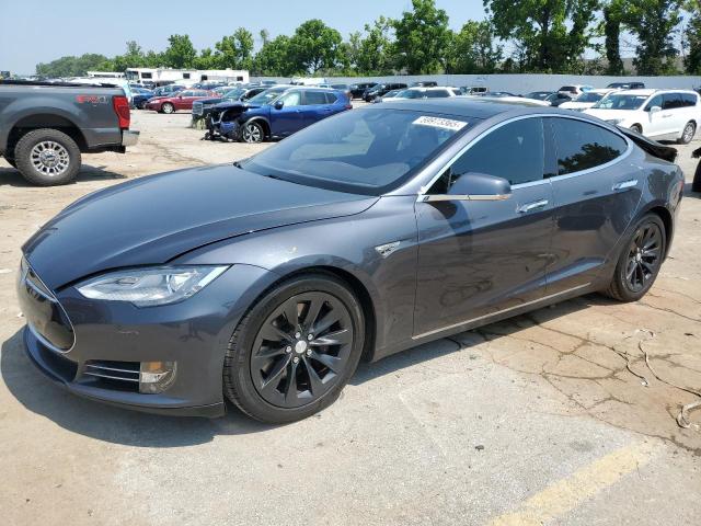 5YJSA1E28GF129962 - 2016 TESLA MODEL S GRAY photo 1