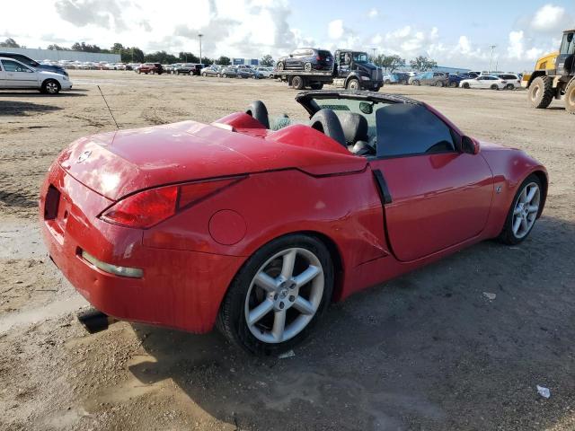 JN1AZ36A85M757162 - 2005 NISSAN 350Z ROADSTER RED photo 3